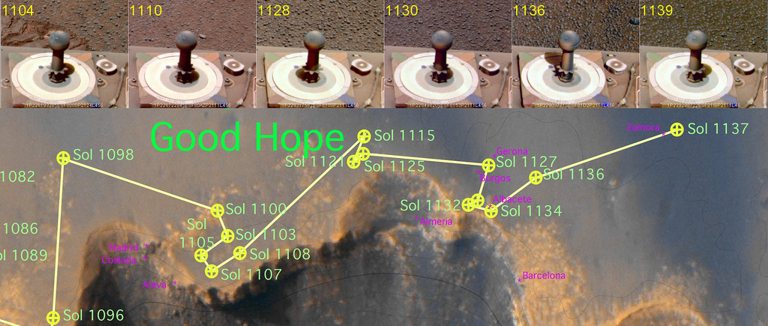 n�rdlicher Kraterbereich des Kraters Victoria