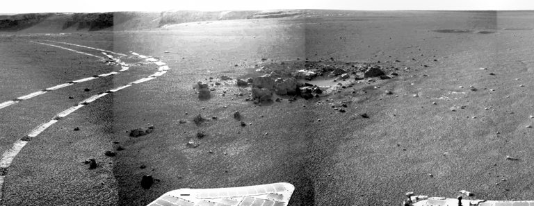 Blick zur�ck auf Granada