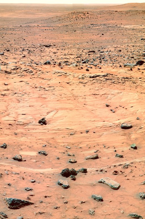 Blick �ber Home Plate nach Westen