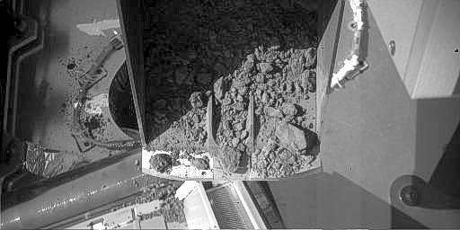 Schaufelinhalt vor dem Ausschn�tten