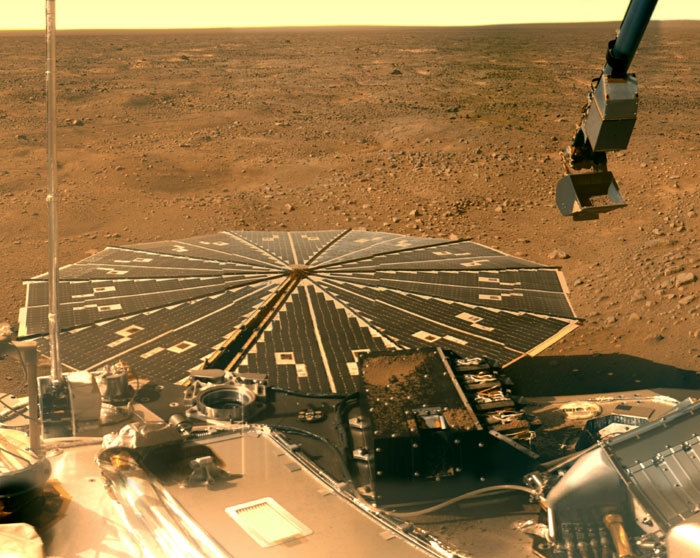 Blick �ber das Instrumentendeck